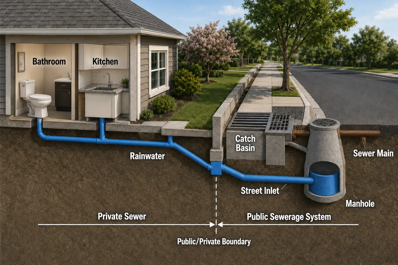 Loudoun County VA Homeowner Sewer Service Line Responsibility